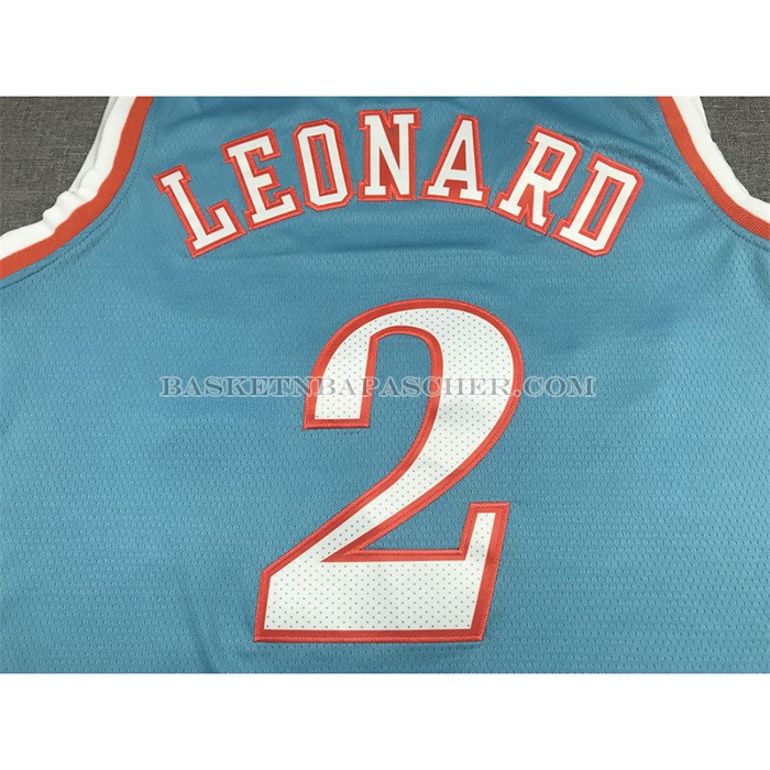Maillot Los Angeles Clippers Kawhi Leonard NO 2 Ville 2021-22 Bleu